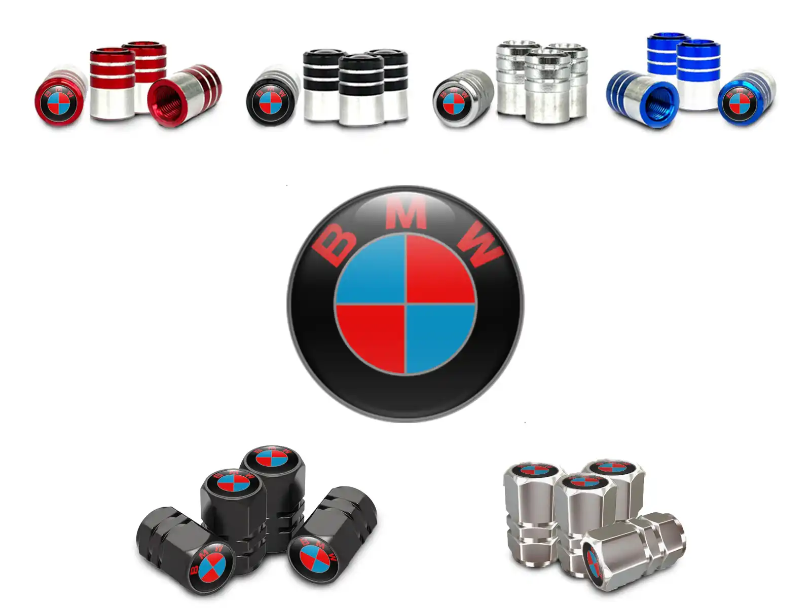 BMW Cappelli Stelo Valvola Bici Moderno